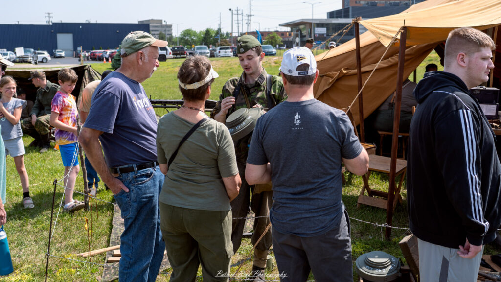 German WWII Reenactors – USS LST 393 Reenactment, June 7th, 2025